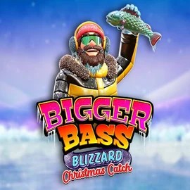 Bigger Bass Blizzard Christmas Catch slot visual from Pragmatic Play available on wolfcasino.eu